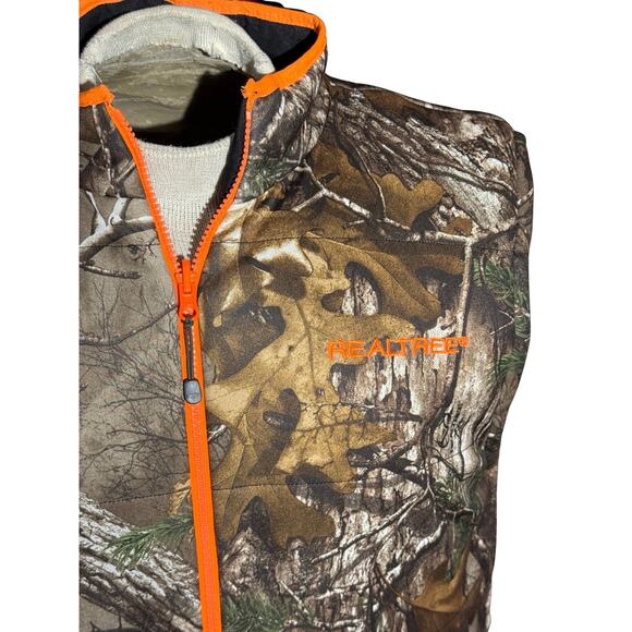 Realtree Camo Hunting Vest Men’s L Reversible Black / Xtra Pattern Outdoor Gear - Picture 3 of 9